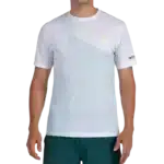 T-shirt Bullpadel Lagar blanc t-shirt de padel respirant et ergonomique offrant confort et style moderne