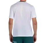 T-shirt Bullpadel Lagar blanc t-shirt de padel respirant et ergonomique offrant confort et style moderne vue dos