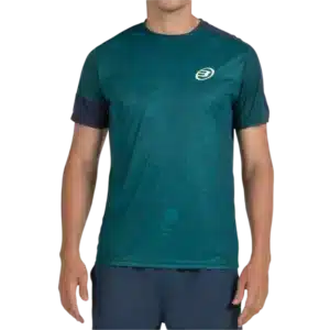 T-shirt Bullpadel Leido vert t-shirt de padel respirant et ergonomique adapté pour les efforts intenses