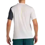 T-shirt Bullpadel Llico blanc t-shirt de padel léger respirant et ergonomique pour un confort continu vue dos