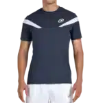 T-shirt Bullpadel Lyn bleu marine t-shirt de padel respirant léger et ergonomique pour performance et style