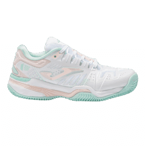 CHAUSSURES DE PADEL JOMA SLAM JR S2202P BLANC TURQUOISE