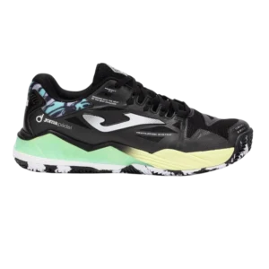 Chaussures de padel Joma Spin Men W2501OM noir allient confort maintien et légèreté