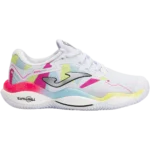Les chaussures de padel Joma Smash Lady W2532C offrent respirabilité, amorti réactif et stabilité.