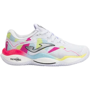 Les chaussures de padel Joma Smash Lady W2532C offrent respirabilité, amorti réactif et stabilité.