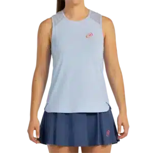 Débardeur Bullpadel Conso bleu ciel vêtement de padel respirant et léger au design moderne et confortable