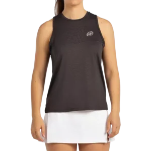 Débardeur Bullpadel Etilo noir débardeur de padel coupe sport pour vous accompagner dans les efforts intenses
