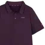 Le Polo Nox Pro Confort violet associe confort respirabilité et élégance vue manche