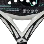 Raquette padel Adidas Adipower Legend 2025 puissante combinaison entre sensation offensive et fabrication haut de gamme vue manche