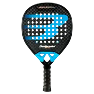 Raquette padel Bullpadel Vertex 05 Hybrid 2026 noir et bleu pour les passionnés de jeu polyvalent