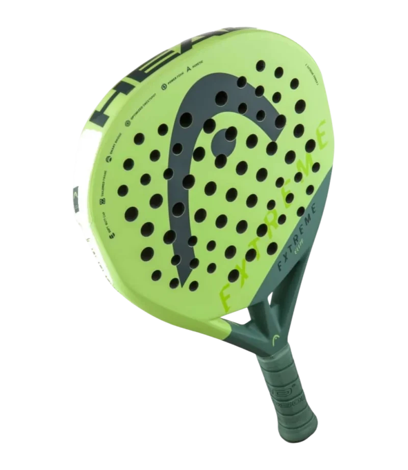 Raquette padel Head Extreme Elite pour un jeu puissant et des frappes explosives vue cadre