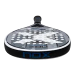 Raquette padel Nox X-HERO Blanc 2026 excellent compromis entre confort contrôle et maniabilité vue tête