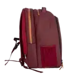 Sac à dos Black Crown Magic bordeaux avec grand compartiment vue coté