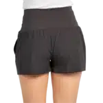 Short Bullpadel Enejo noir est un allié incontournable pour les joueuses sportives et qui ont un jeu vif sur le terrain vue dos