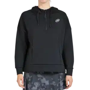 Sweat-Shirt Bullpadel Bateo noir style et confort pour accompagner vos entraînements comme vos moments de détente
