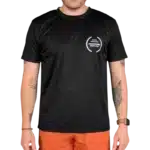 T-shirt French Padel Shop noir modèle homme pour afficher fièrement vos couleurs sur les terrains de padel
