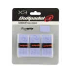 Tripack de surgrips Bullpadel Fixogrip Pro violet offrant confort adhérence et absorption pour un jeu performant