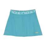 Jupe Nox Pro turquoise la jupe technique idéale pour les joueuses de padel qui veulent avant tout du confort en jeu