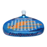 Raquette padel Bullpadel Indiga Junior Boy 2026 bleu pour les juniors qui souhaitent progresser rapidement vue tête