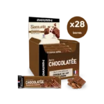 Carton de 28 barres énergétiques Chocolatées Overstims Chocolat au Lait Magnesium