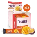 Carton de 35 barres énergétiques fruitées Overstims Mangue Passion