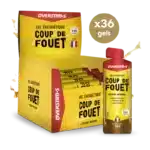CARTON DE 36 GELS ENERGETIQUES OVERSTIMS COUP DE FOUET COLA
