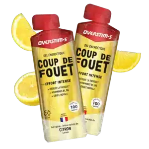 GEL ENERGETIQUE OVERSTIMS COUP DE FOUET CITRON