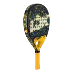 RAQUETTE DE PADEL LOK BE FLOW 2 YELLOW VU DE COTE