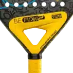 RAQUETTE DE PADEL LOK BE FLOW 2 YELLOW ZOOM CADRE