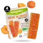 LOT DE 4 PATES DE FRUITS BIO OVERSTIMS ABRICOT