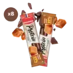 LOT DE 8 BARRES PROTEINEES OVERSTIMS CHOCOLAT CARAMEL