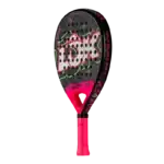 RAQUETTE DE PADEL LOK BE FLOW 2 PINK vue côté droit de biais