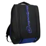 Sac de padel bullpadel vertex geo bpp26002 noir bleu vue de face