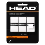 Tripack de surgrips head extreme soft blanc pour améliorer la prise en main de votre raquette de padel