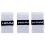 Tripack de surgrips head extreme soft blanc pour améliorer la prise en main de votre raquette de padel vue avec 3 surgrips