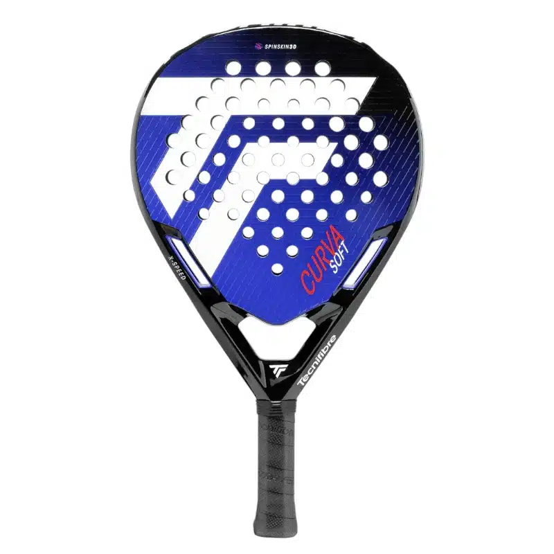 Raquette de padel Tecnifibre Curva Soft 2025 bleu et noir