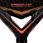 Raquette padel Adidas Arrow Hit Carbon CTRL 2026 contrôle précis et stabilité maximale vue manche