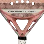 raquette padel Adidas Cross It Light 3.5 2026 rose vue manche