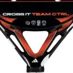 raquette padel Adidas Cross It Team CTRL 3.5 2026 noir et orange vue manche