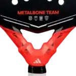 raquette padel Adidas Metalbone Team 3.5 2026 noir et rouge vue manche
