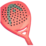 raquette padel Head Radical Pro 2026 orange vue manche