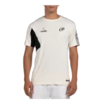 T-shirt bullpadel pocate blanc face