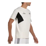 T-shirt bullpadel pocate blanc profil