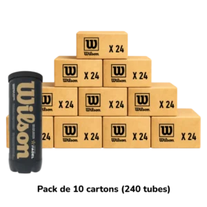 Pack de 10 cartons Wilson Premier Padel Speed 3