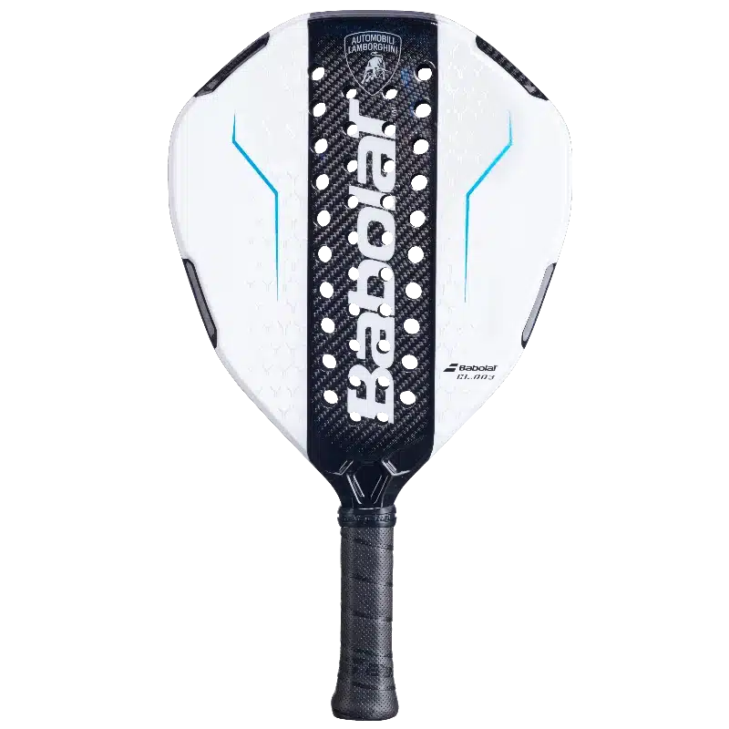 raquette-babolat-bl003-lamborghini-2026-blanc-face Raquette padel Babolat BL003 Lamborghini 2026 blanc face