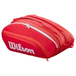 Sac de padel Wilson Super Tour 2026 rouge côté droit