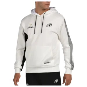 Sweat-shirt Bullpadel Palmiro blanc 3/4 gauche