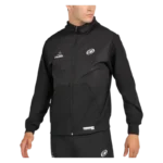 Veste Bullpadel Pitaco noir 3/4 gauche