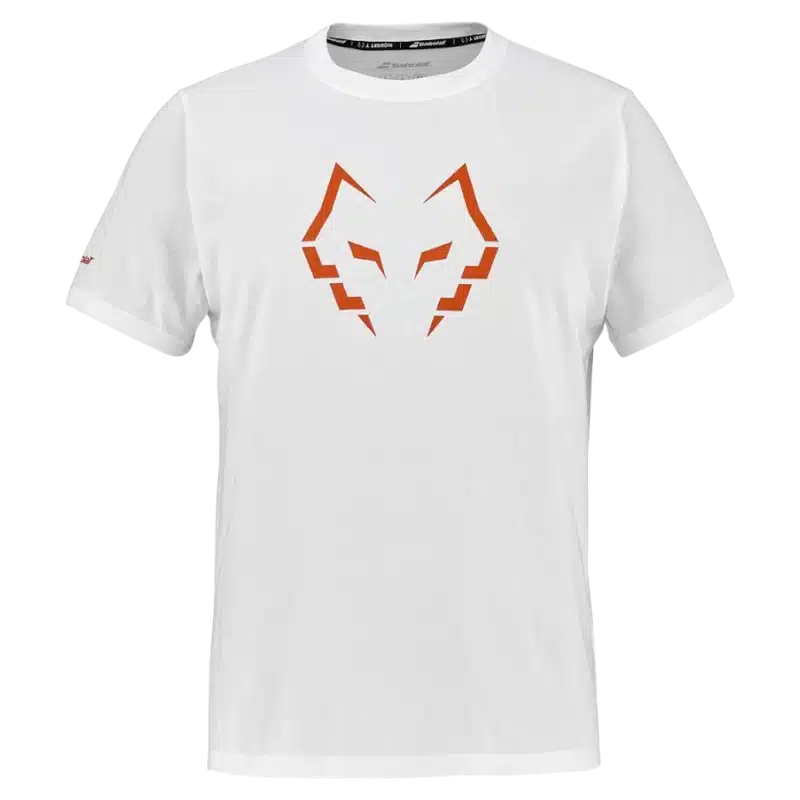 t-shirt-babolat-cotton-tee-juan-lebron-2026-blanc-face T-SHIRT BABOLAT COTTON TEE JUAN LEBRON 2026