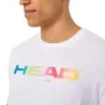 T-shirt Head Rainbow blanc face (2)